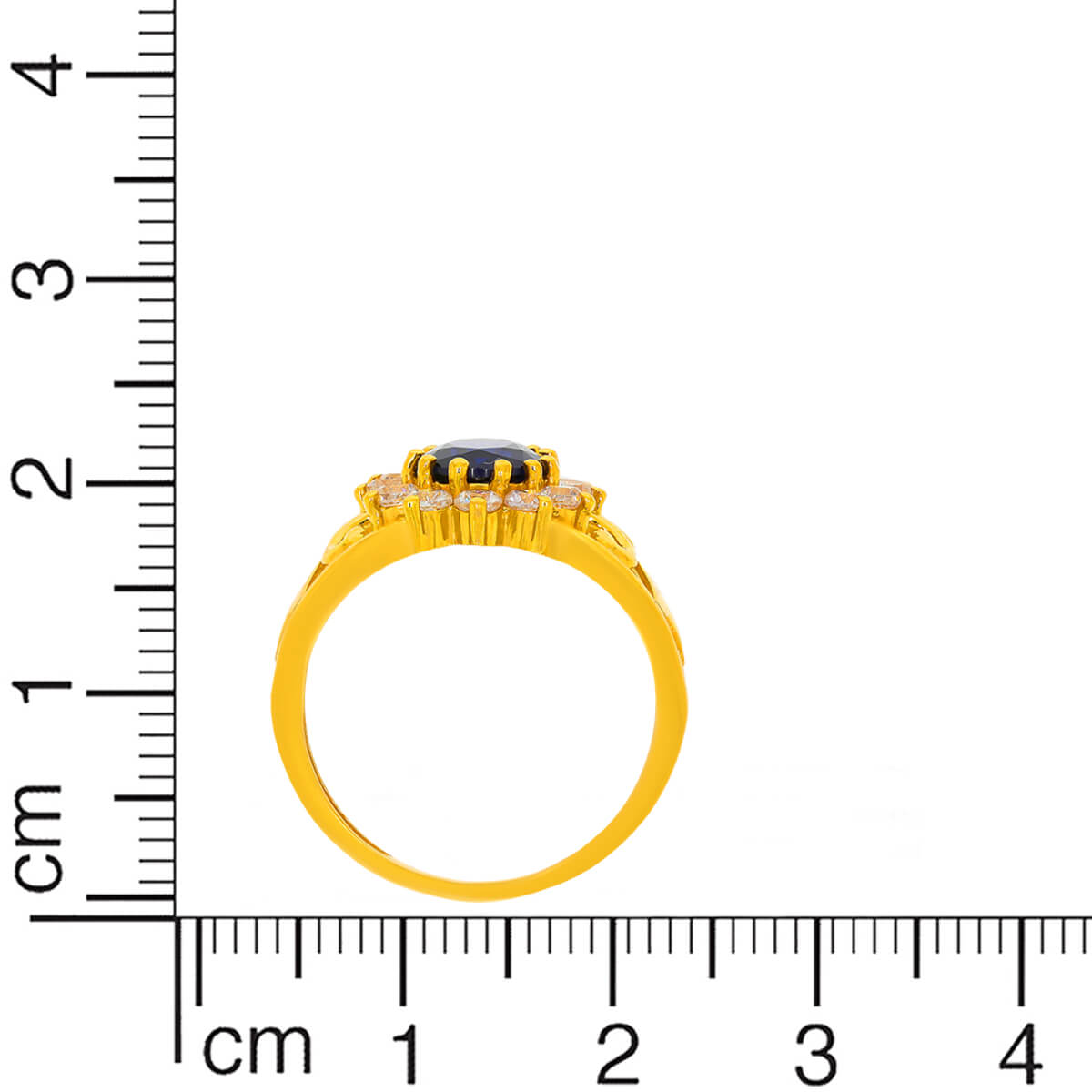 Dazzling Charm Gold Women Ring