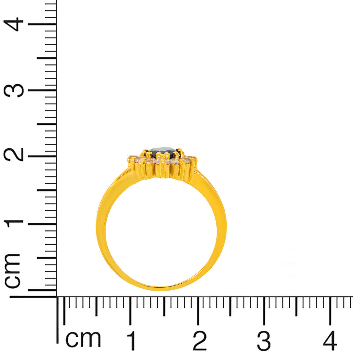 Radiant Charm Gold Women Ring