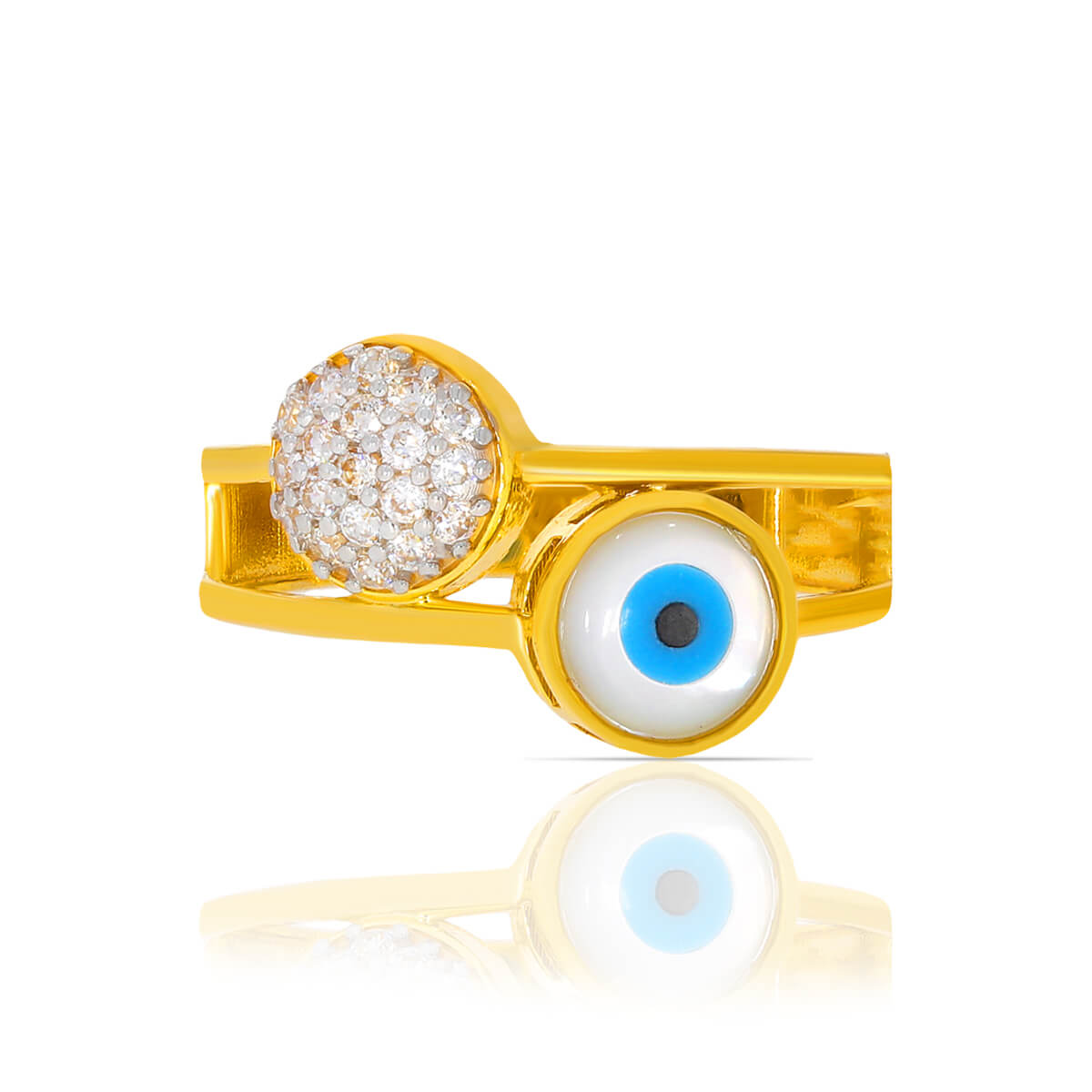 Stylish Glow Gold Women Ring