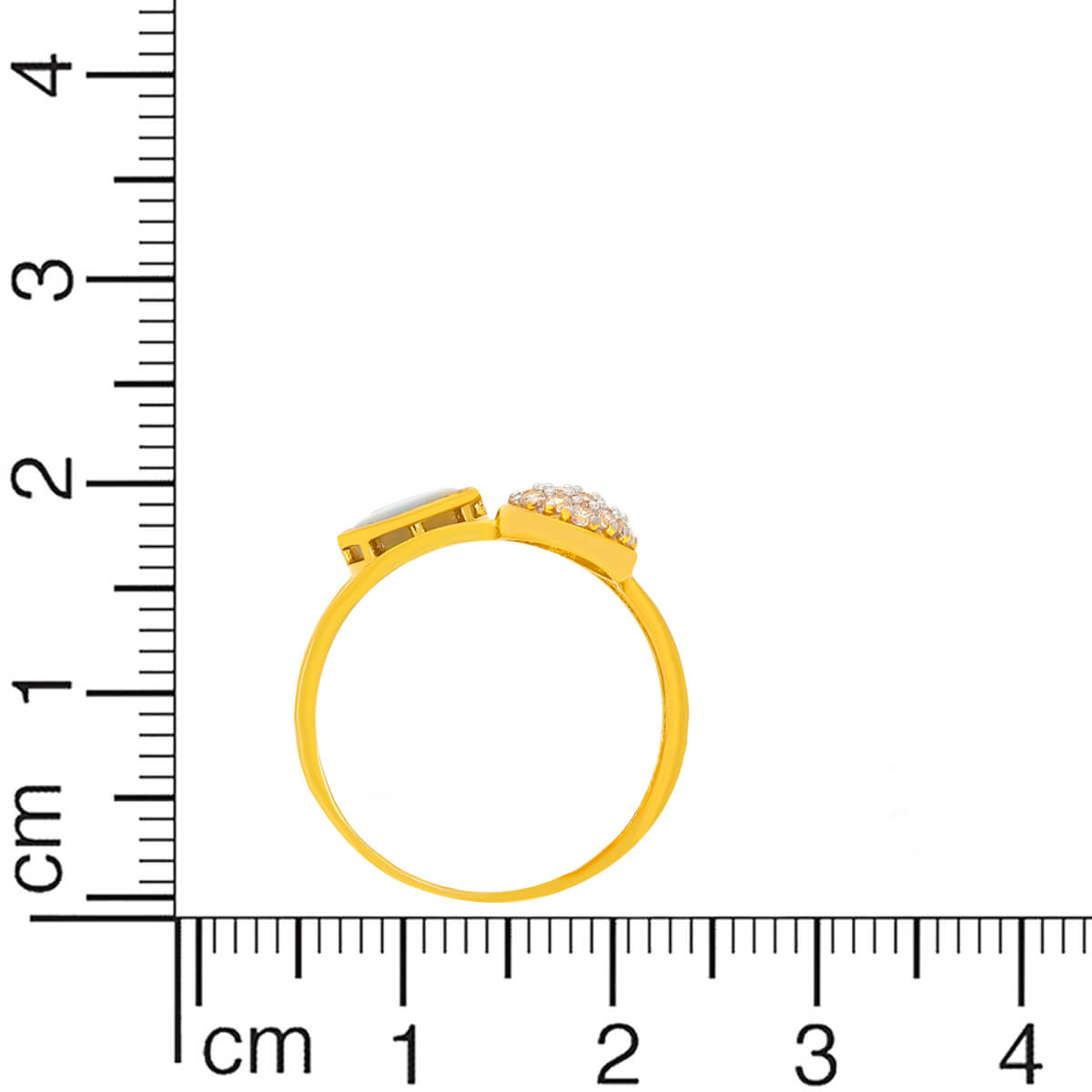 Stylish Glow Gold Women Ring