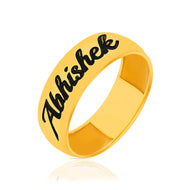 Classic Sleek Gold Band for Men 22K