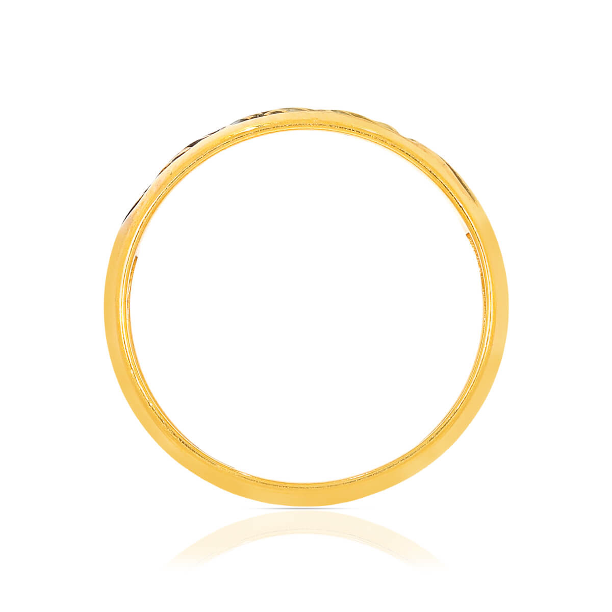 Classic Sleek Gold Band for Men 22K