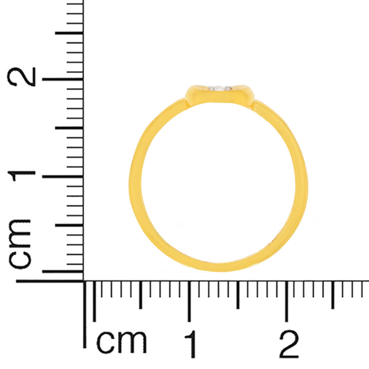 Dew Drop Elegance Gold Ring For Women
