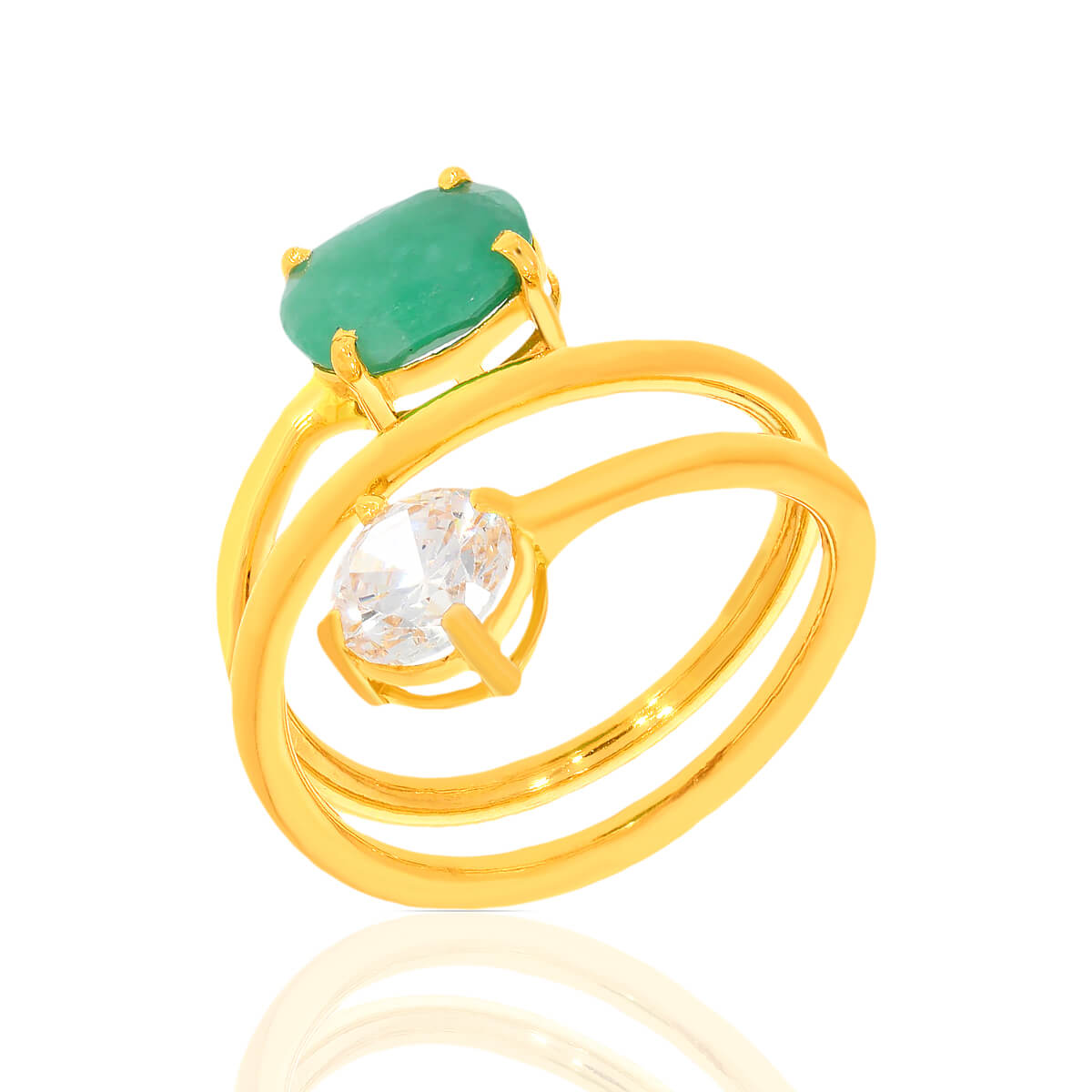 Chic Horizon Gold Women Ring
