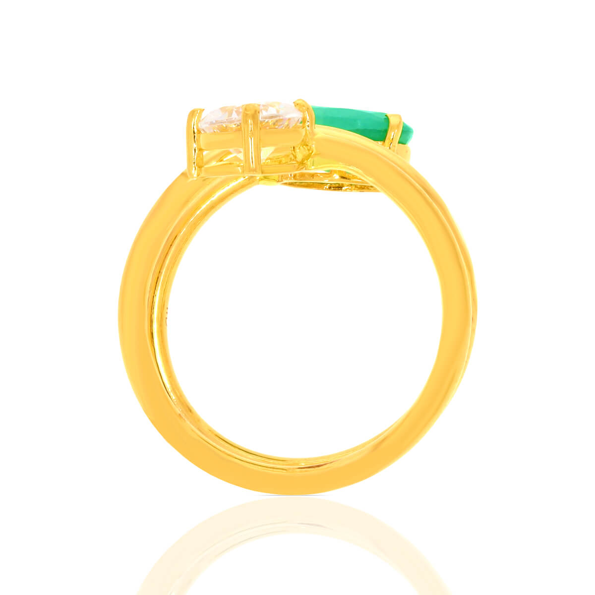 Chic Horizon Gold Women Ring