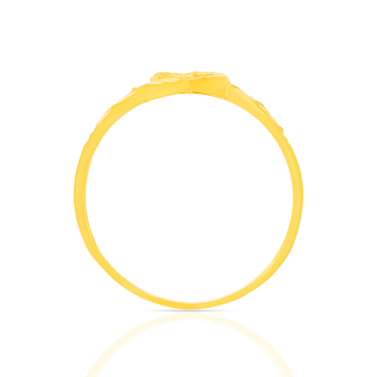 Simple Swirl Gold Women Ring