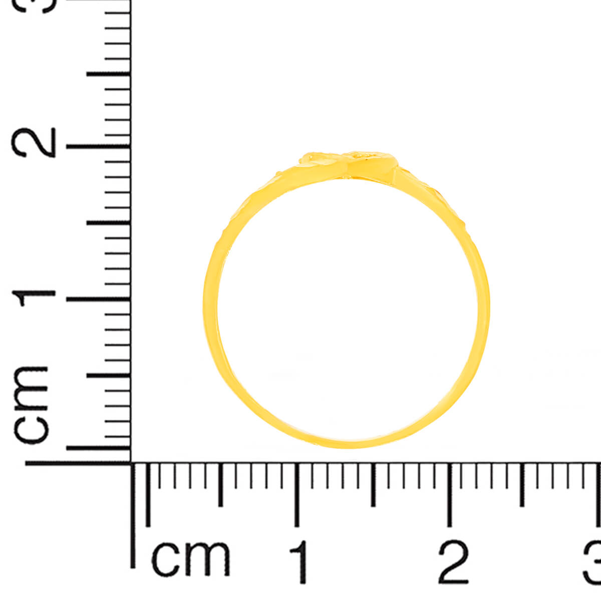 Simple Swirl Gold Women Ring