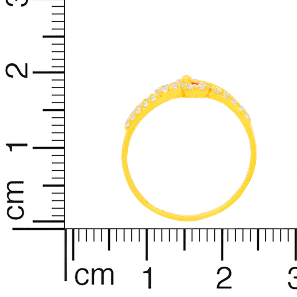 Vibrant Charm Gold Ring
