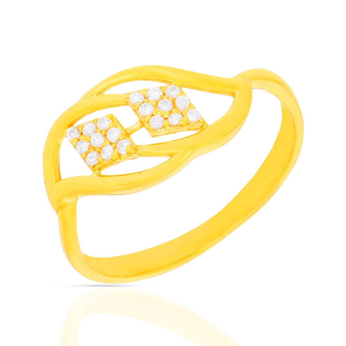 Shimmering Grace Gold Ring
