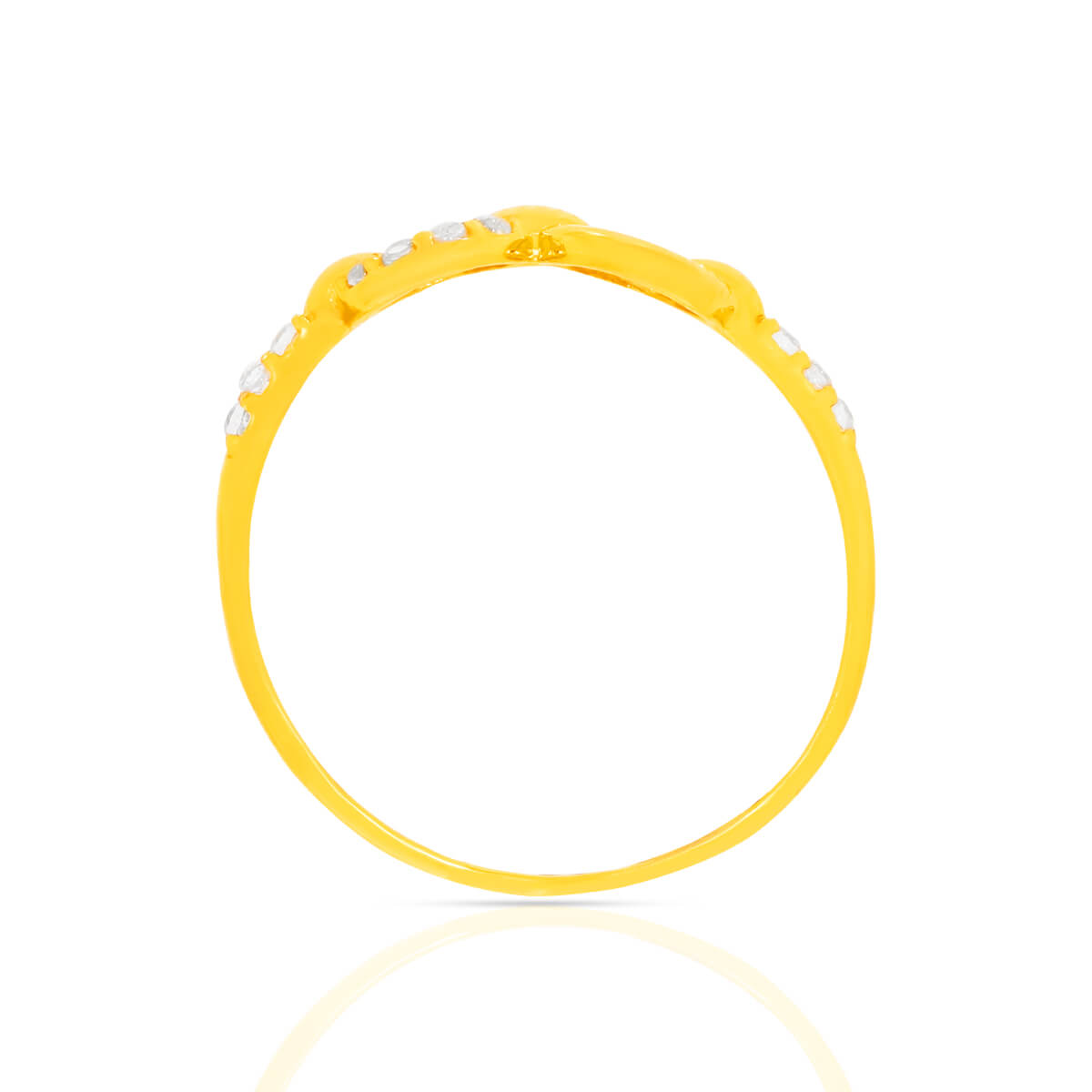Infinity'S Embrace Gold Ring