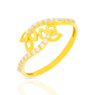 Dazzling Petals Gold Ring
