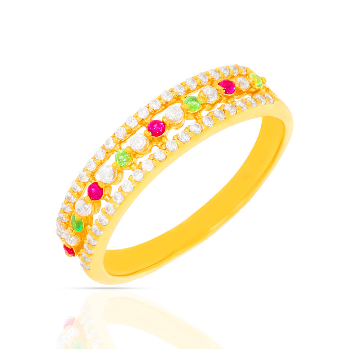 Chroma Burst Gold Women Ring