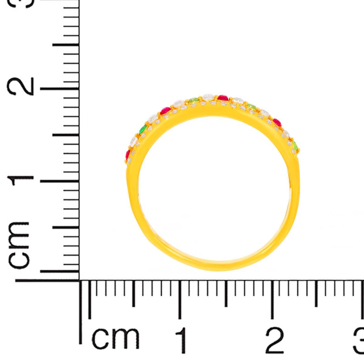 Chroma Burst Gold Women Ring