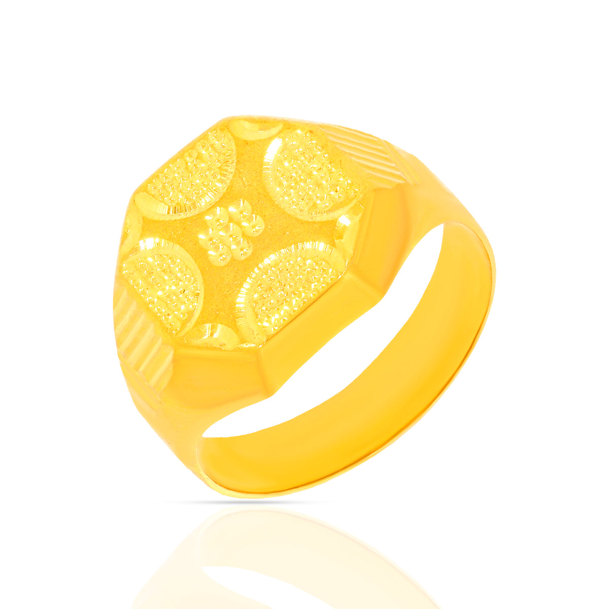 Bold Edge 22K Gold Men Ring