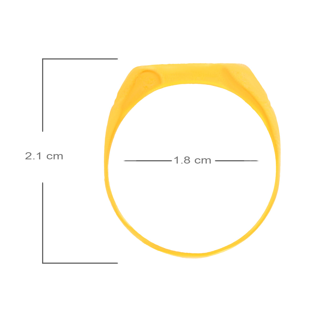 Bold Edge 22K Gold Men Ring