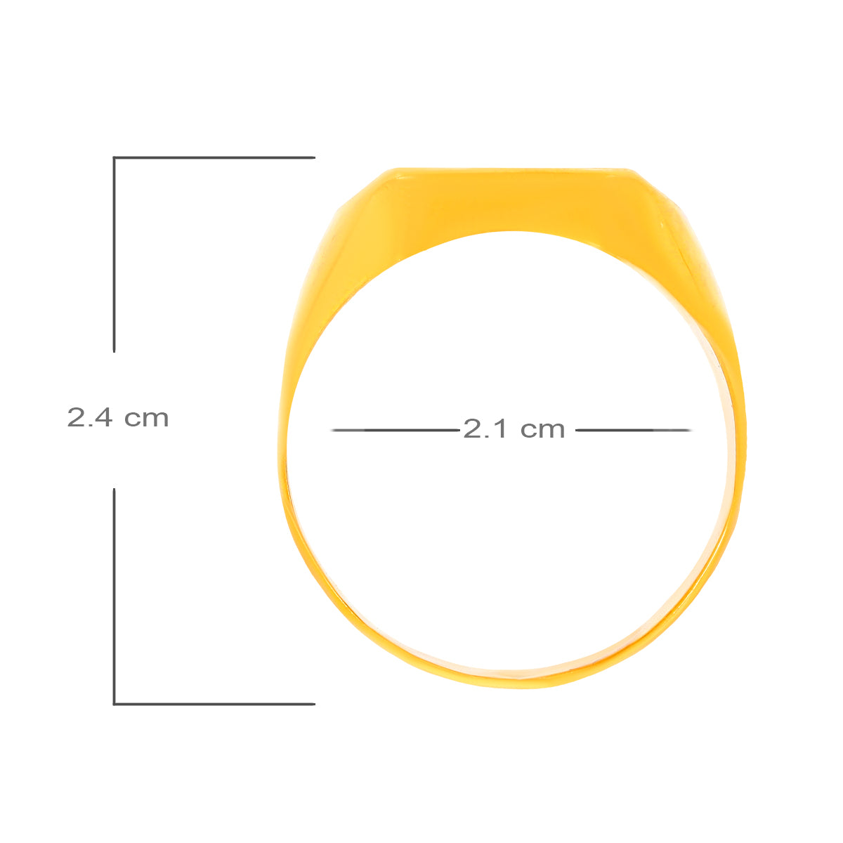 Noble Shine 22K Gold Men Ring