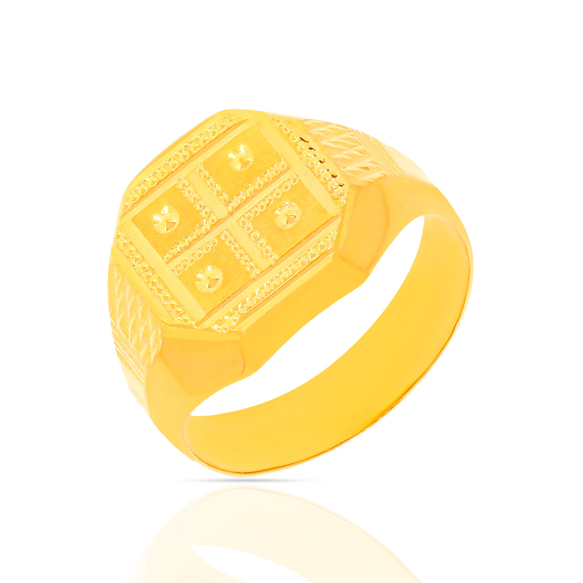Dapper Essence Diamond Ring for Men 22K