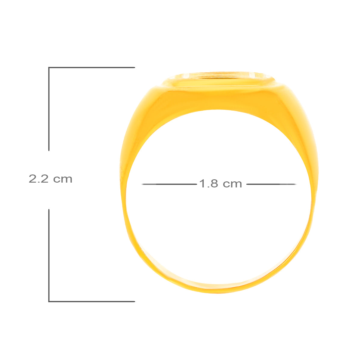 Imperial Shine Gold Men Ring 22K