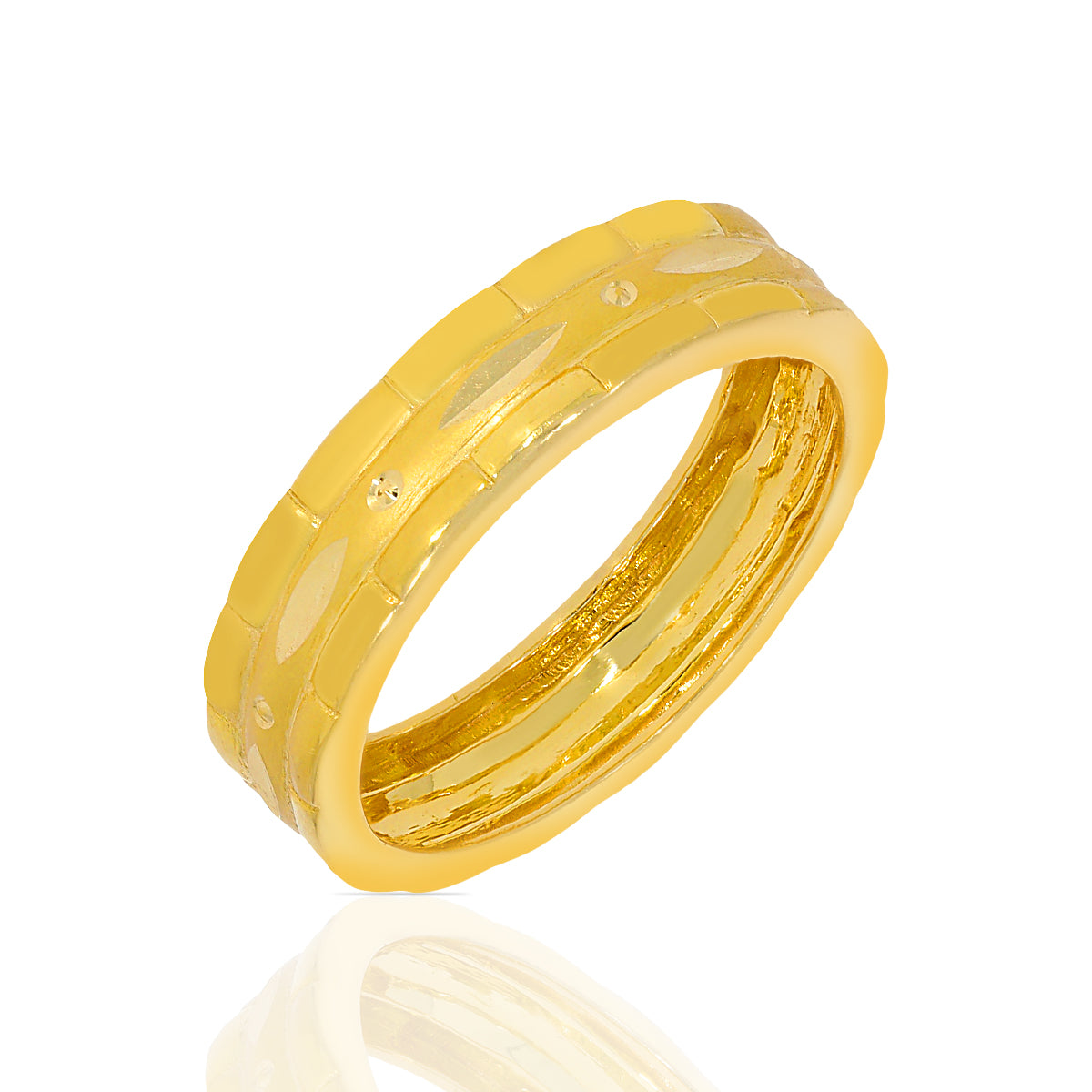 Classic Band 18K Gold Men Ring