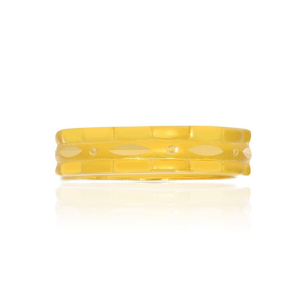 Classic Band 18K Gold Men Ring
