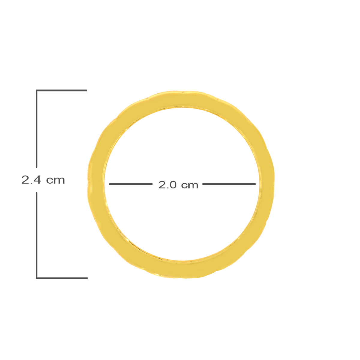 Classic Band 18K Gold Men Ring