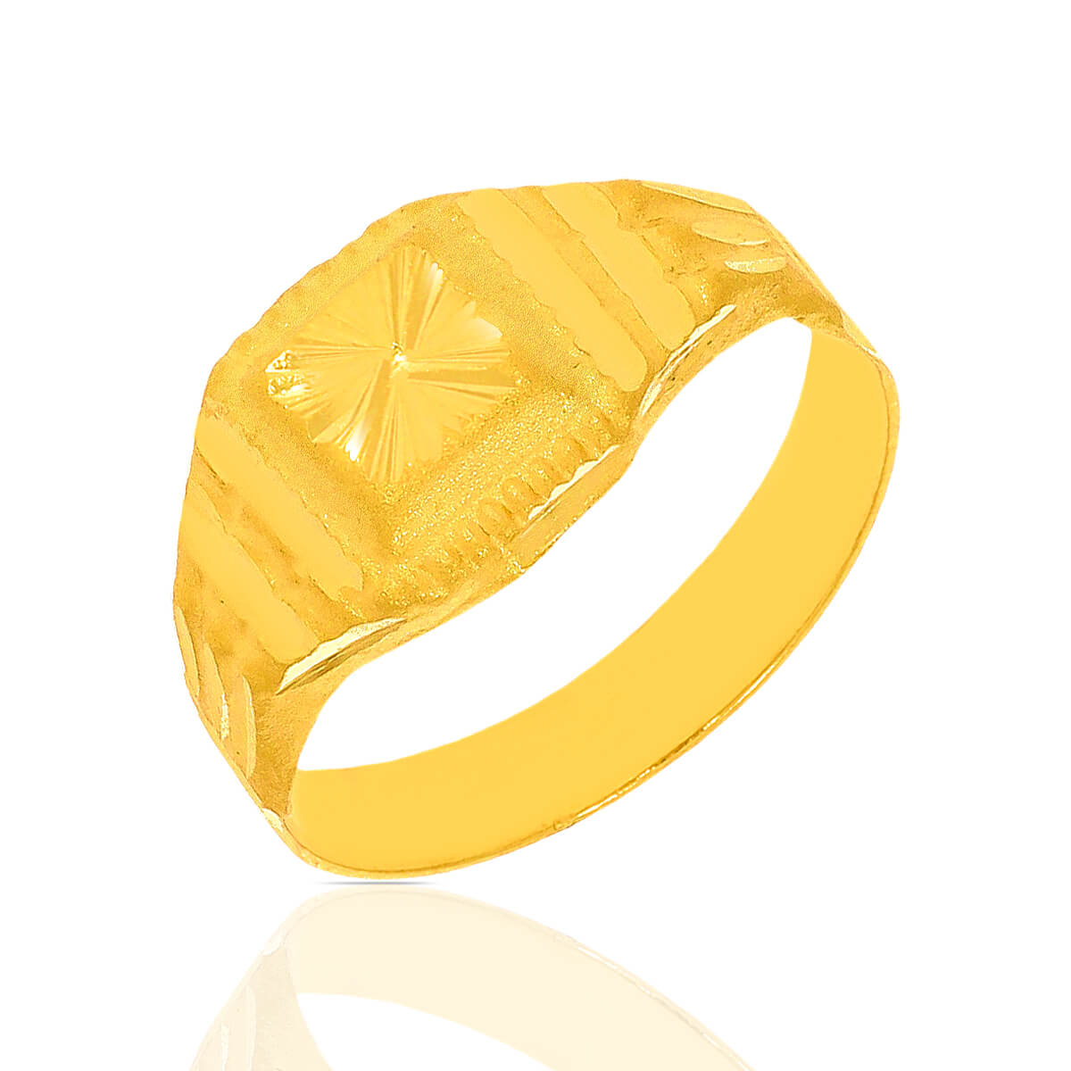 Vibrant Elegance Gold Kids Ring