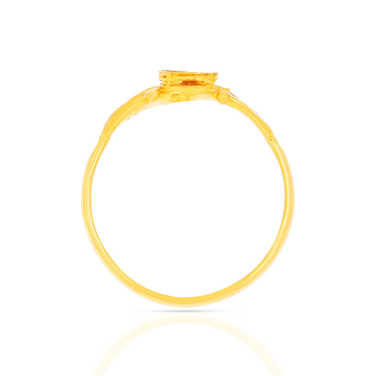 Gleaming Grace Gold Kids Ring