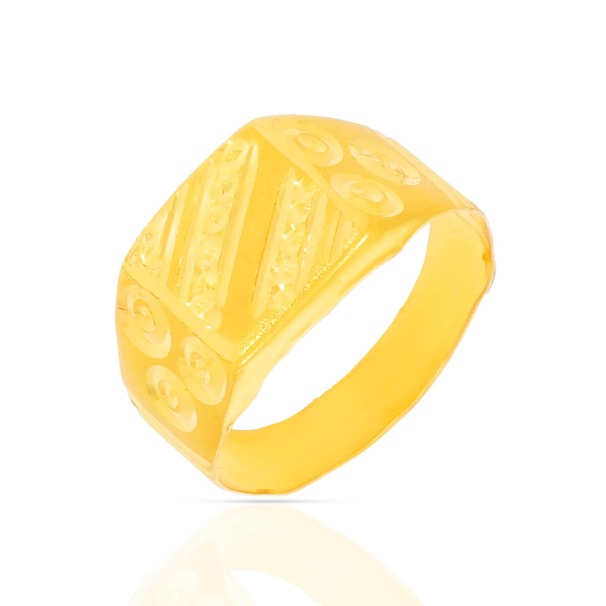 Bold Radiant Gold Kids Ring