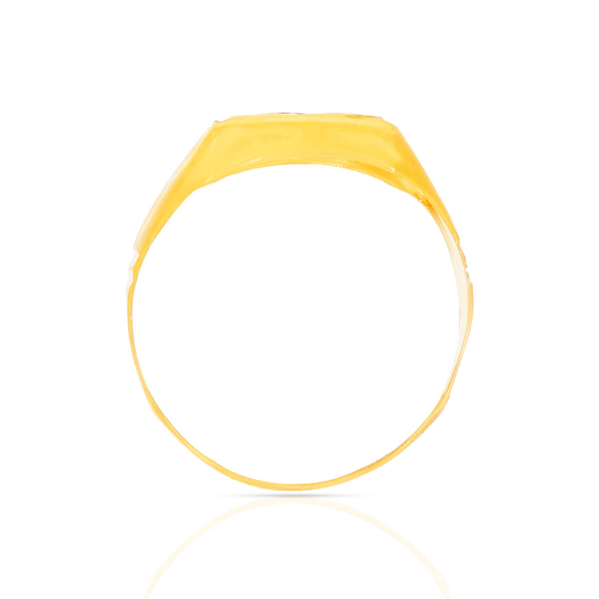 Bold Radiant Gold Kids Ring