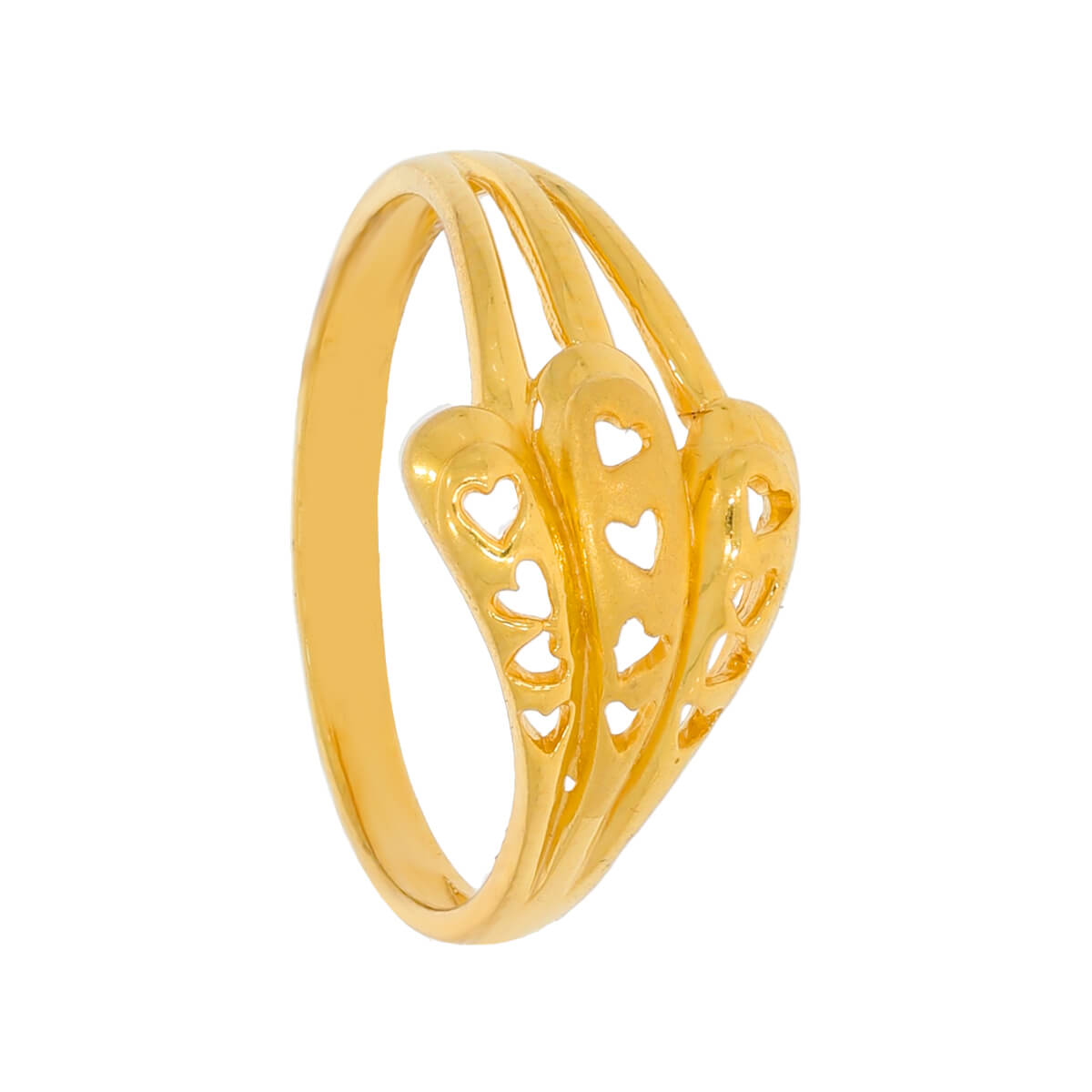 Graceful Gleam Gold Women Ring