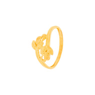 Leafy Charm Gold Women Ring