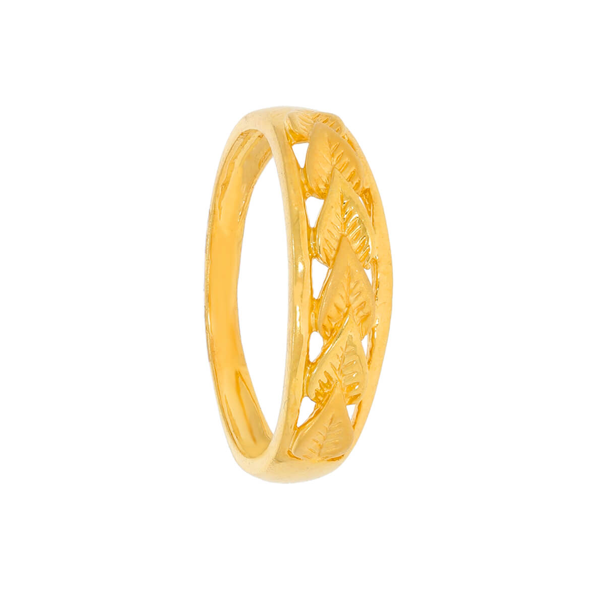 Glossy Bold Gold Ring