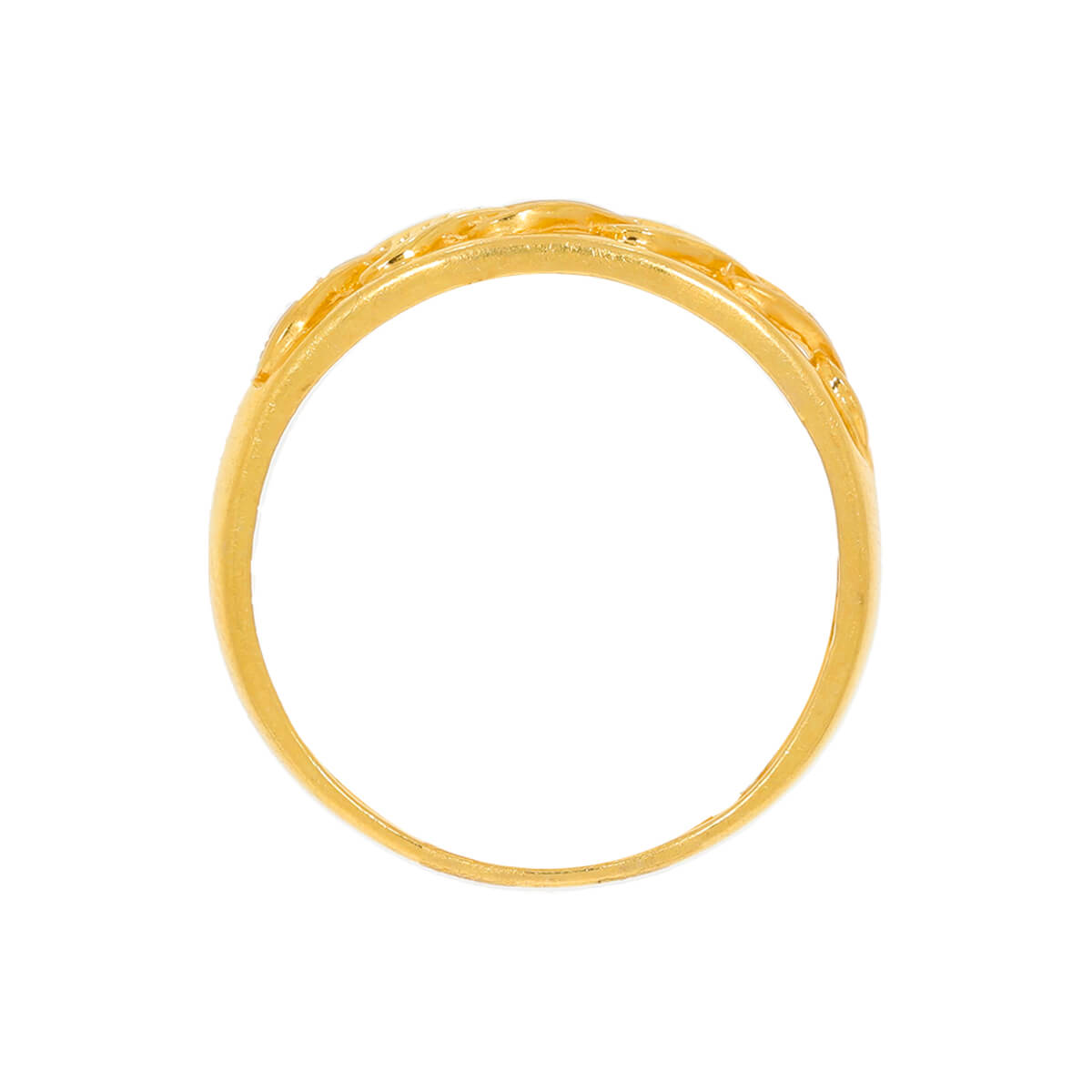 Glossy Bold Gold Ring
