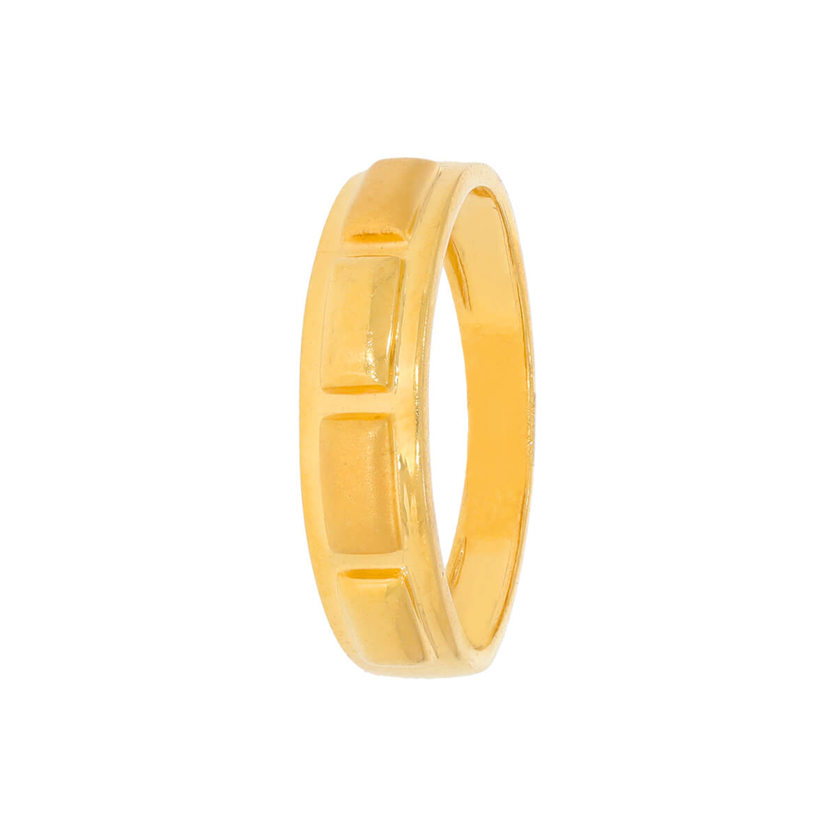 Seamless Glimmer Gold Ring