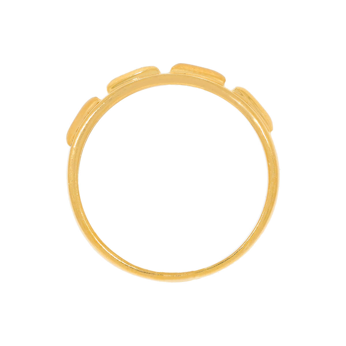 Seamless Glimmer Gold Ring