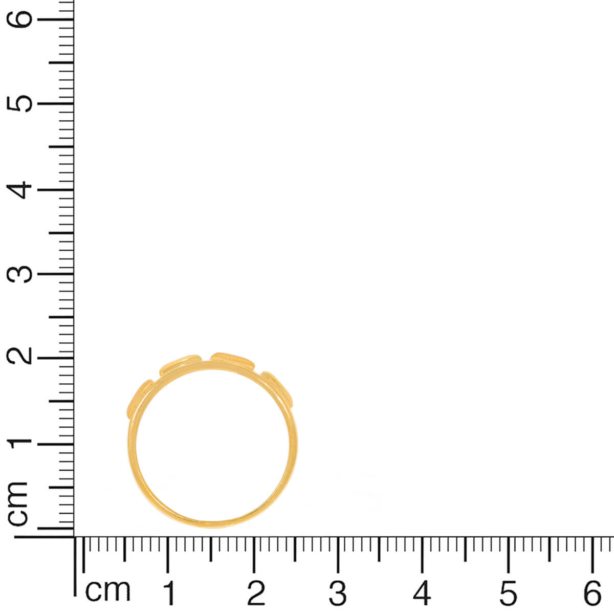 Seamless Glimmer Gold Ring