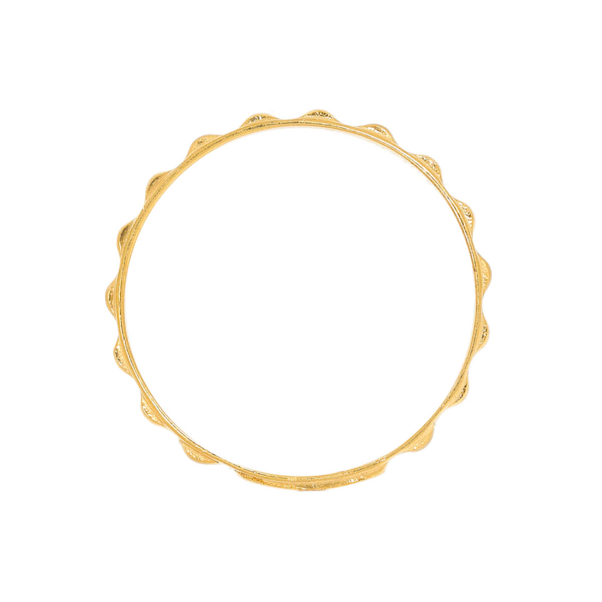 Gleaming Sleek Gold Women Ring