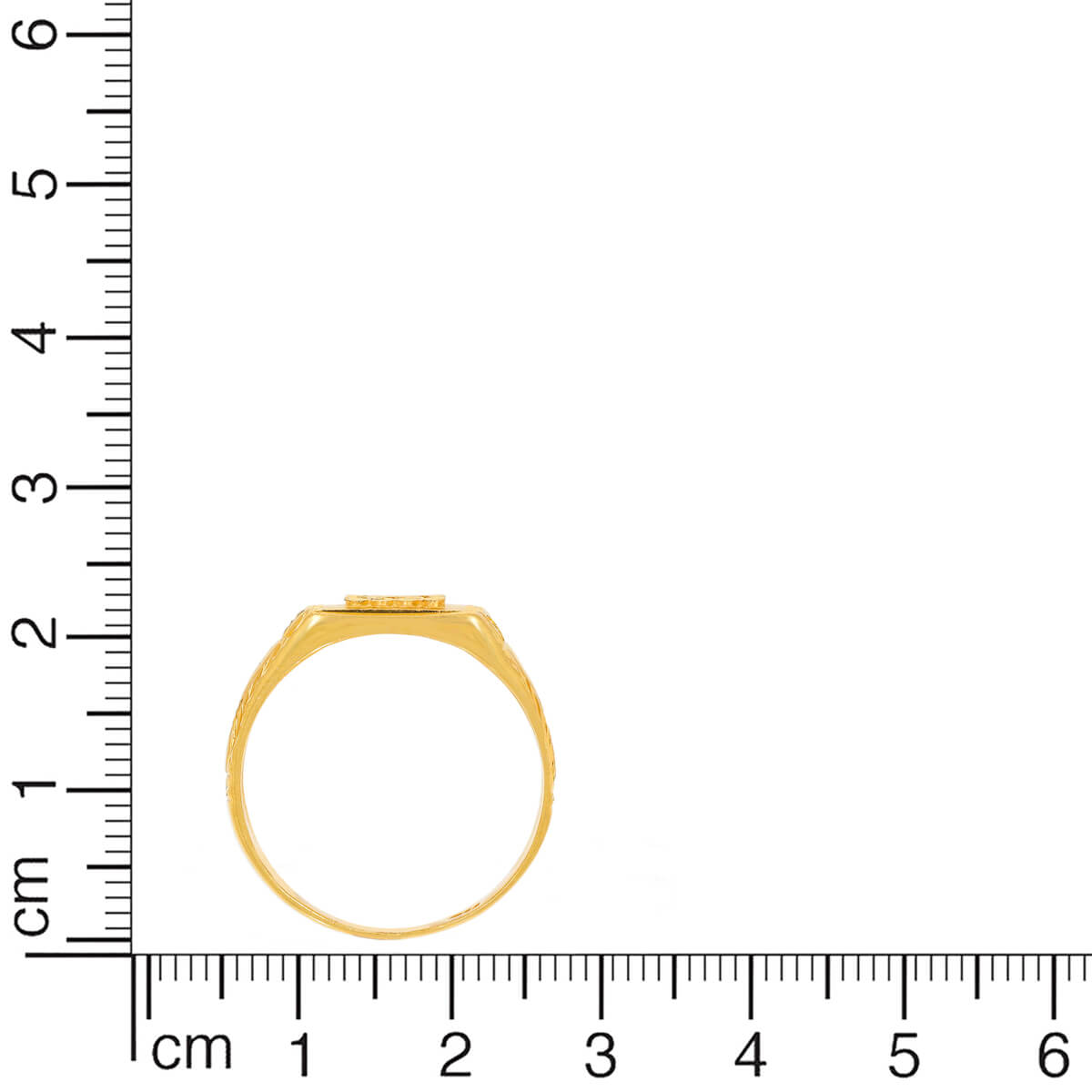 Intricately Crafted 22K Gold Men Ring