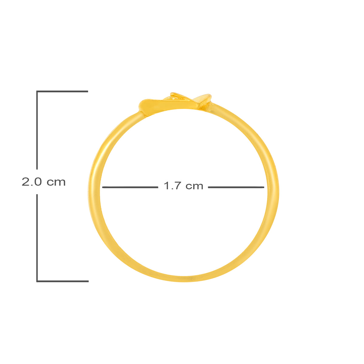 Infinite Om Gold Ring
