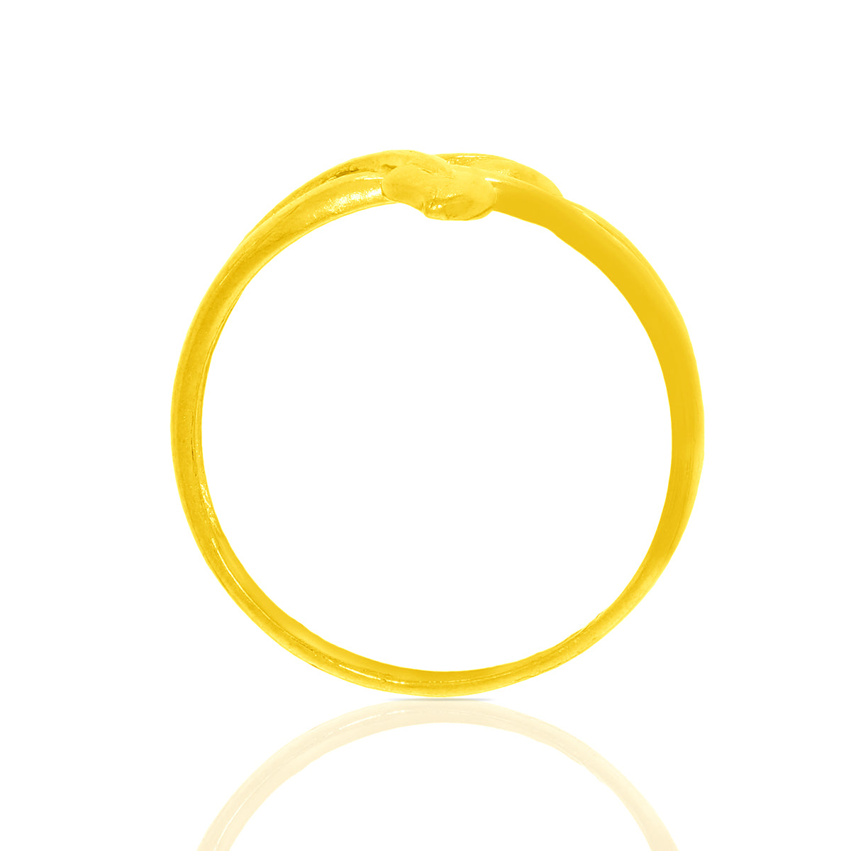 Golden Leaf Embrace Ring