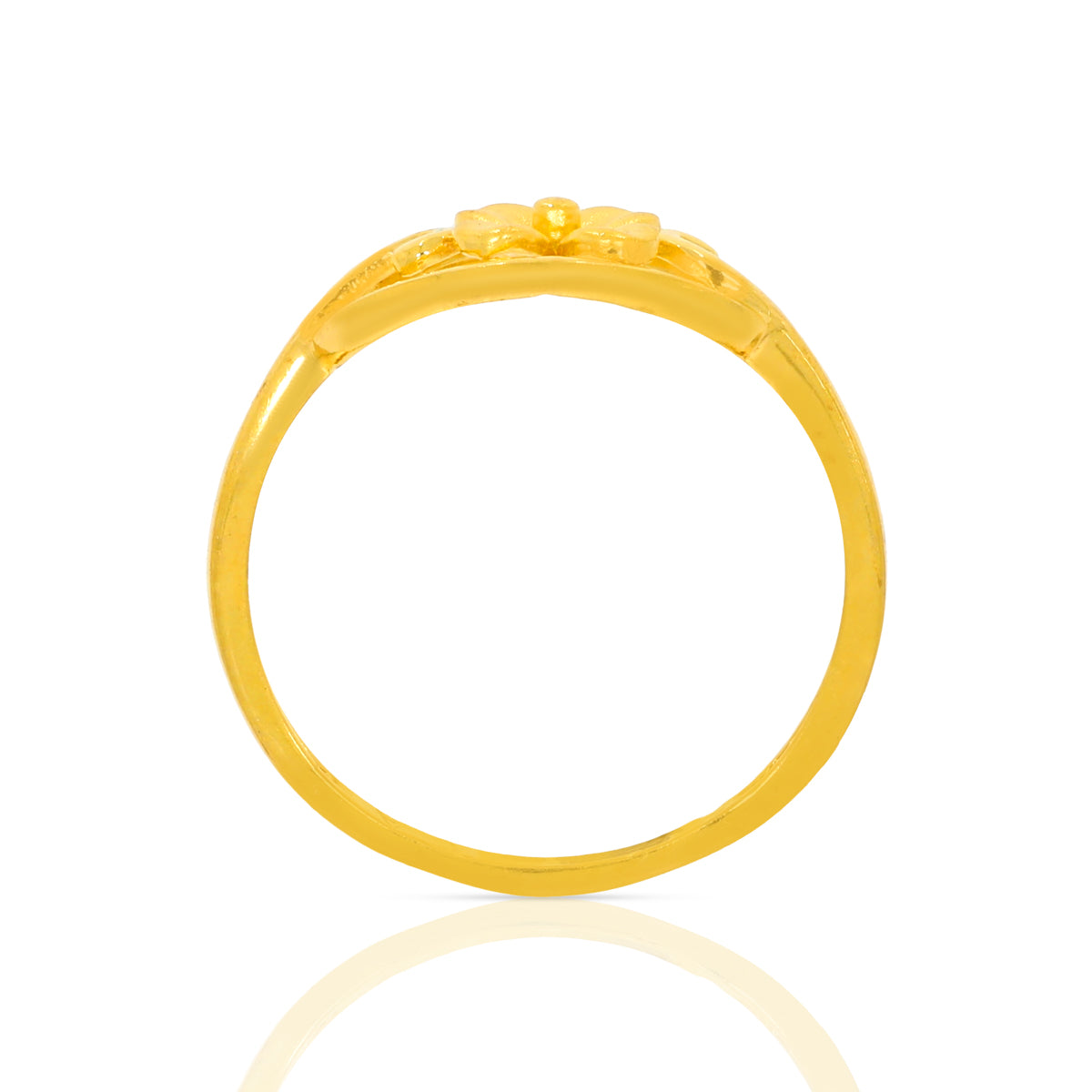 Floral Whispers Gold Ring