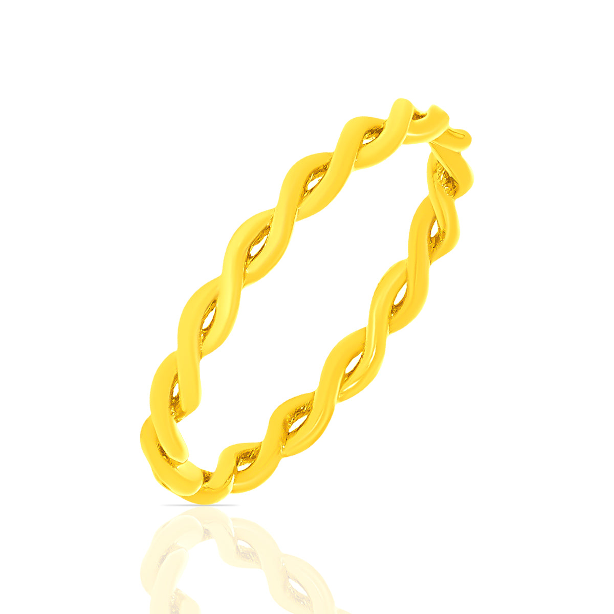 Interlocked 22K Gold Ring