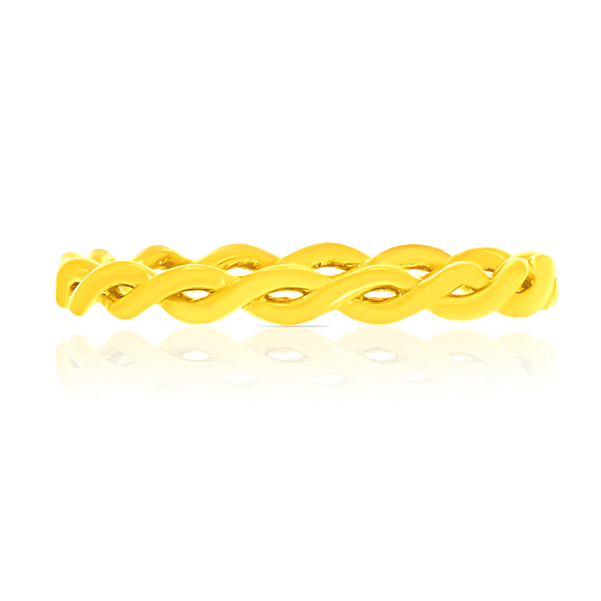 Interlocked 22K Gold Ring