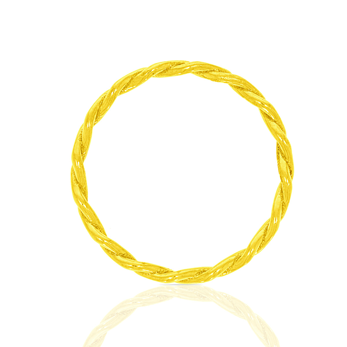 Interlocked 22K Gold Ring