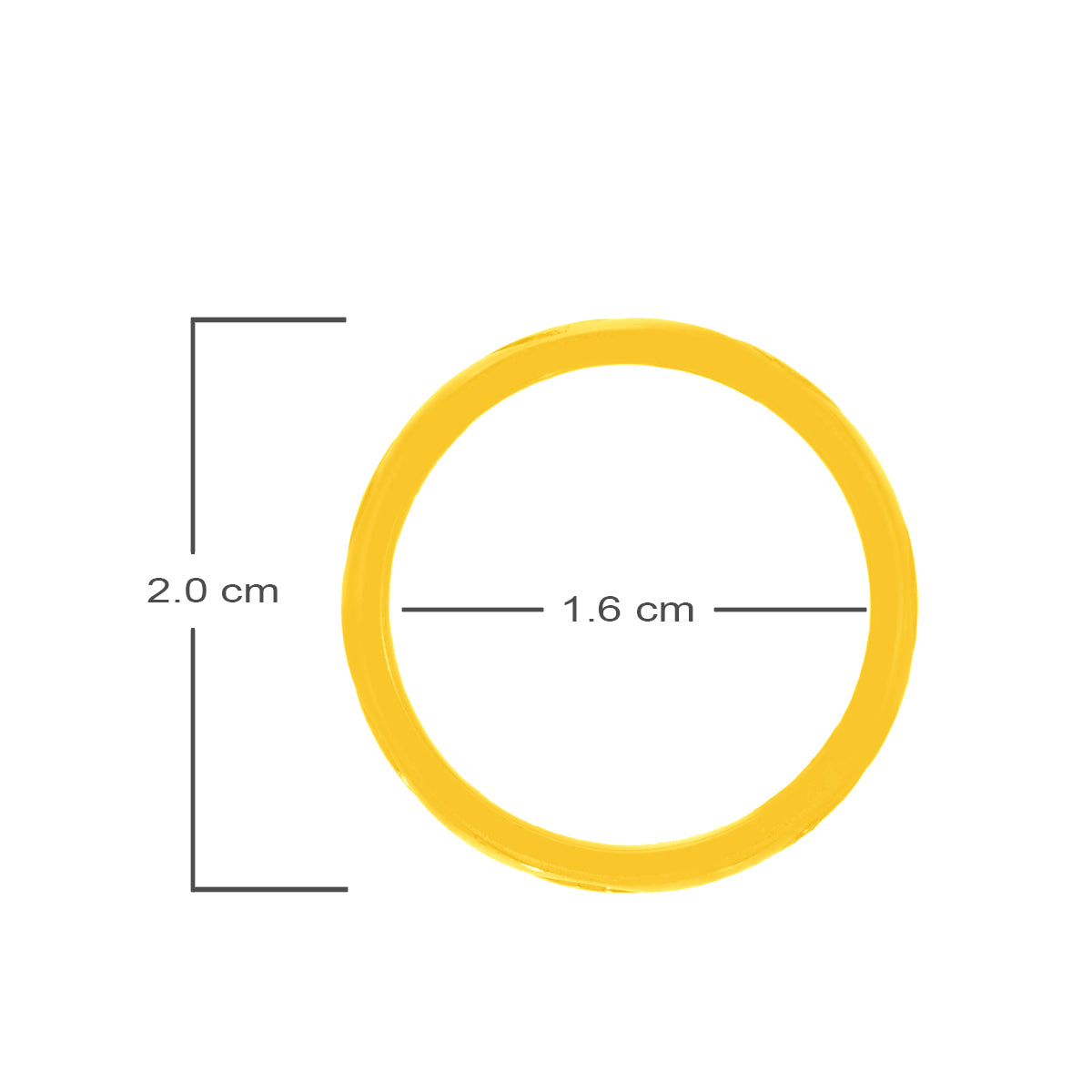 Gold Ring With Smooth Wave Design