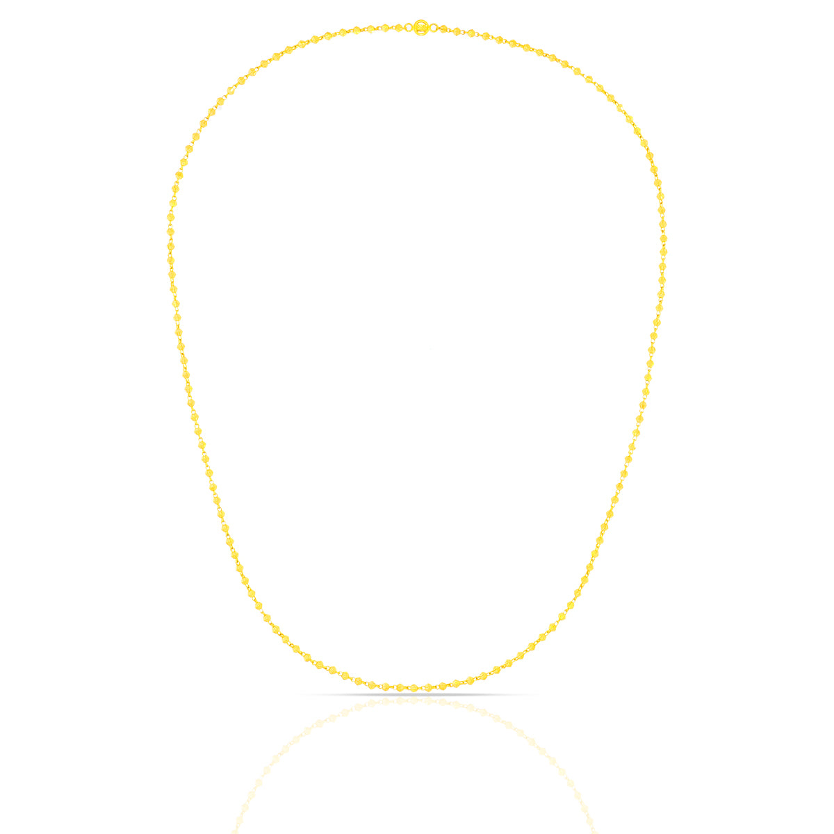 Elegant Beaded Gold Mala