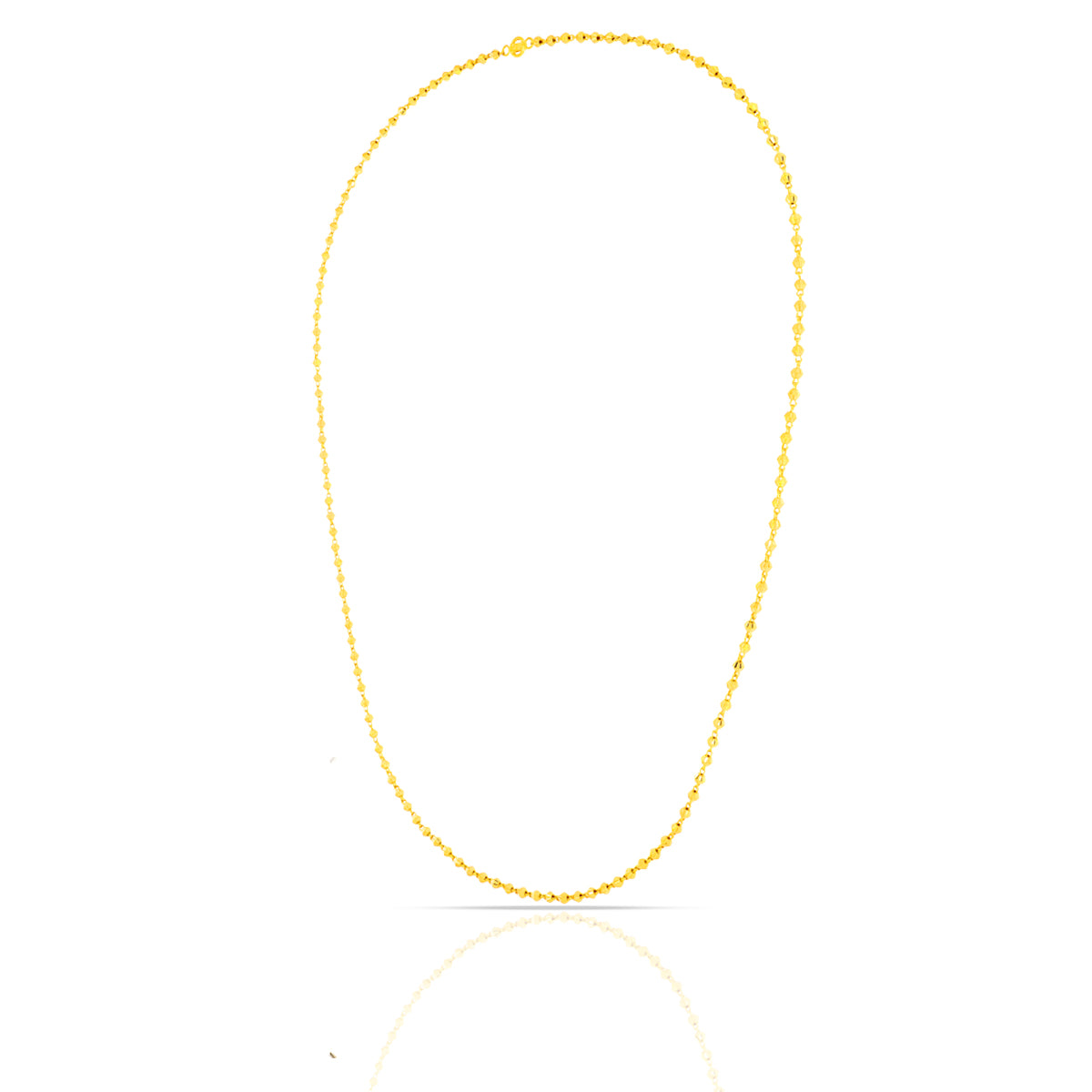 Elegant Beaded Gold Mala