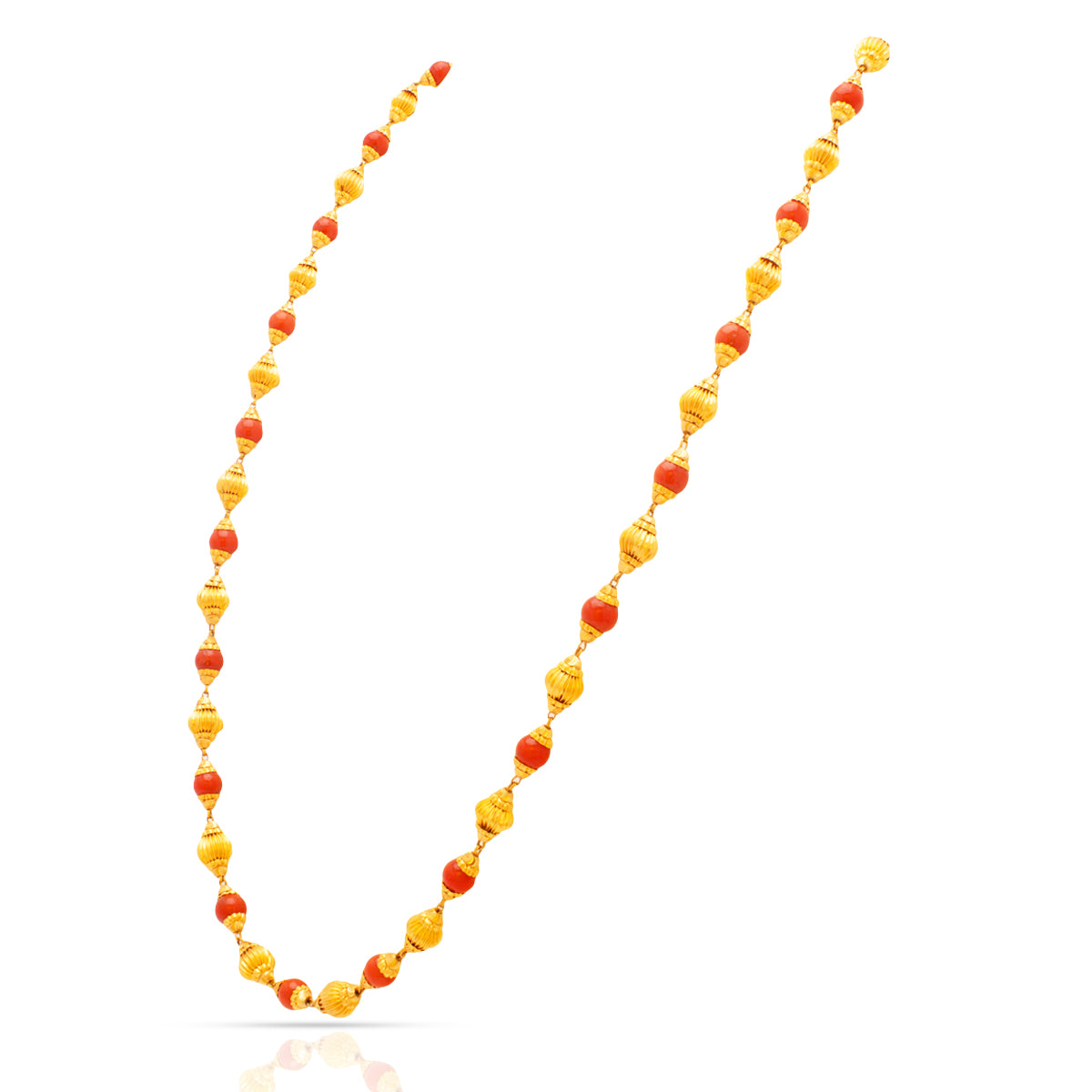 Simply Elegant Gold Mala