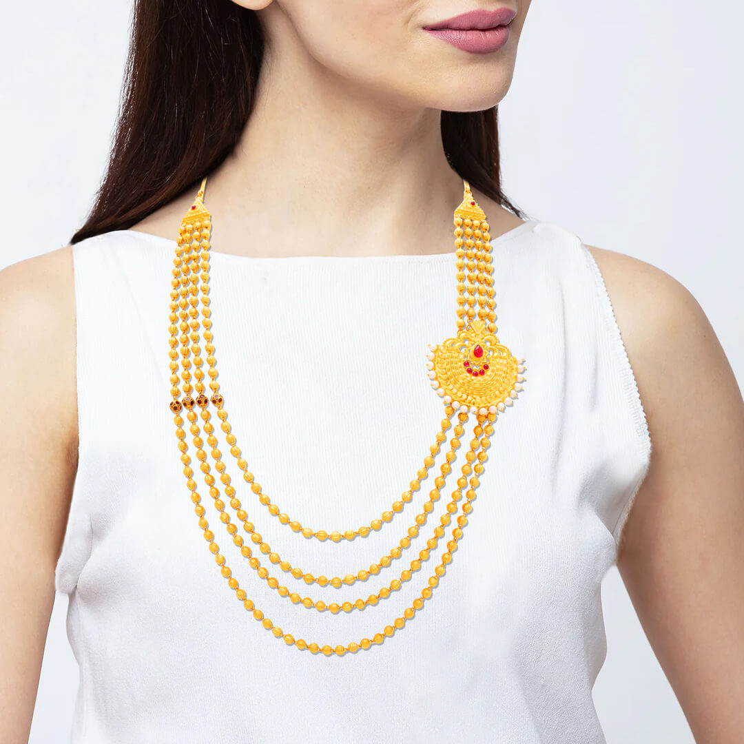 Golden Radiance Gold Layer Necklace