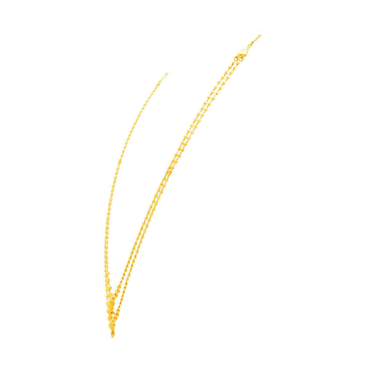 Effortless Style Long Gold Necklace